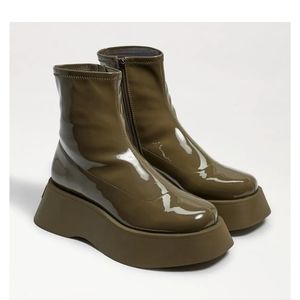 Garland Lug Sole Boots by Circus Sam Edelman Dark Moss boots